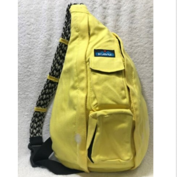 KAVU Handbags - Kavu Rope Sling Bag Yellow